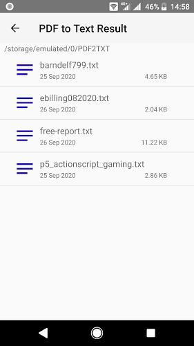 Convert PDF to TXT text Screenshot 5 