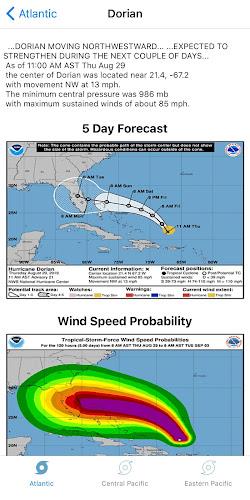 Tropical Hurricane Tracker Screenshot 2