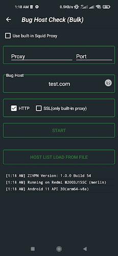 ZIVPN Tunnel (SSH/DNS) VPN Screenshot 1 