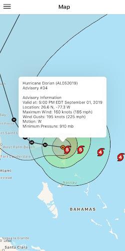 Tropical Hurricane Tracker Screenshot 4 