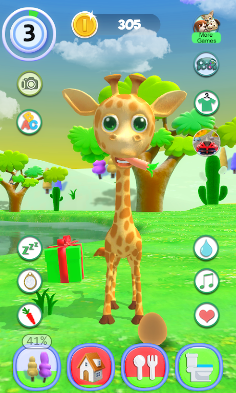 Talking Giraffe Screenshot 1 