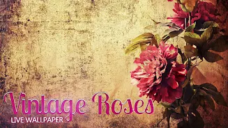 Vintage Roses Live Wallpaper Screenshot 8