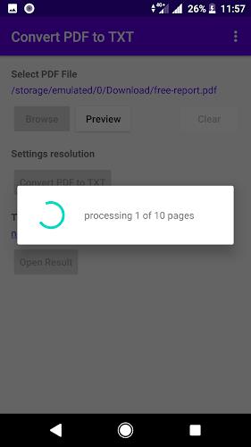 Convert PDF to TXT text Screenshot 3 