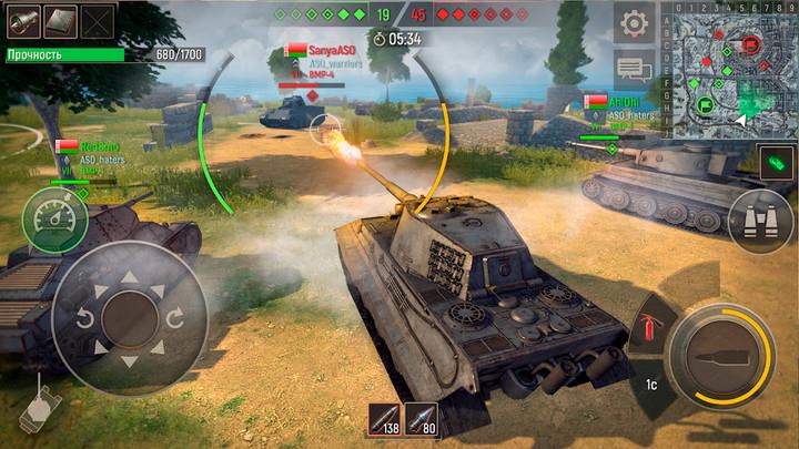 Battle Tanks: Army Tank Games Screenshot 2