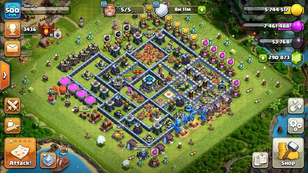 Atrasis - Private Clash of Clans Server Screenshot 6