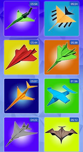 Origami flying paper planes Screenshot 1 