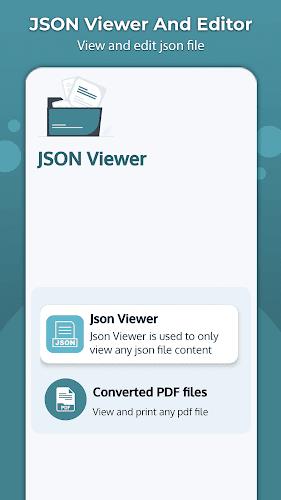 JSON Viewer: JSON to PDF Screenshot 1