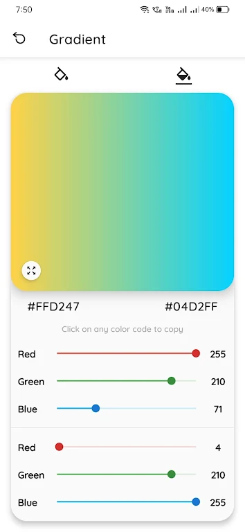 Color Palette Screenshot 2