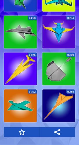 Origami flying paper planes Screenshot 4