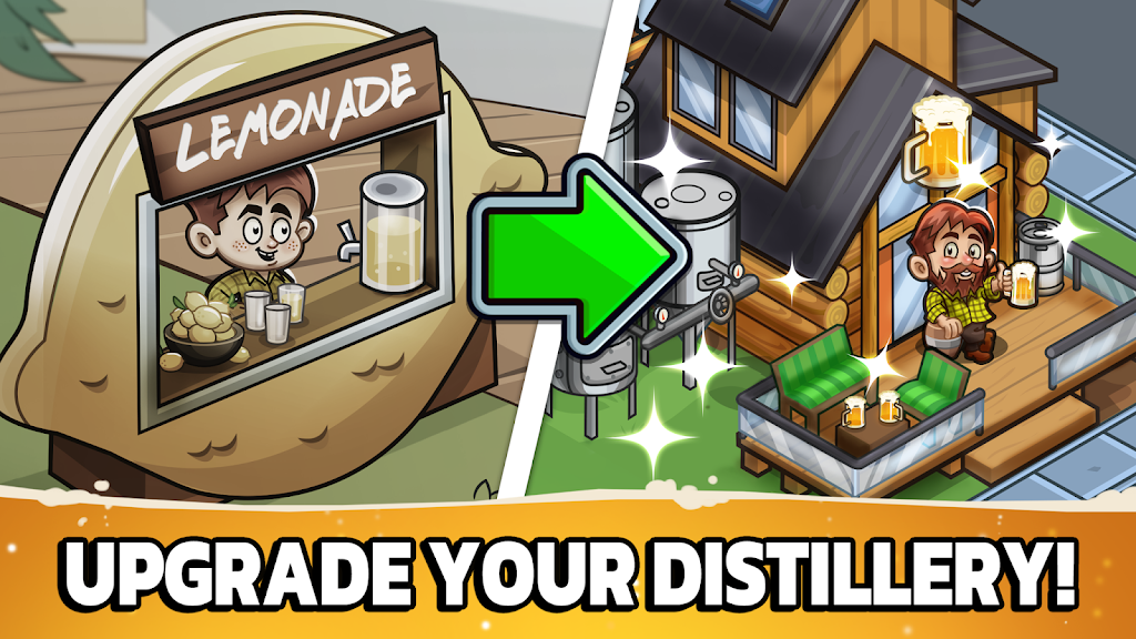 Idle Distiller Tycoon Game Screenshot 1