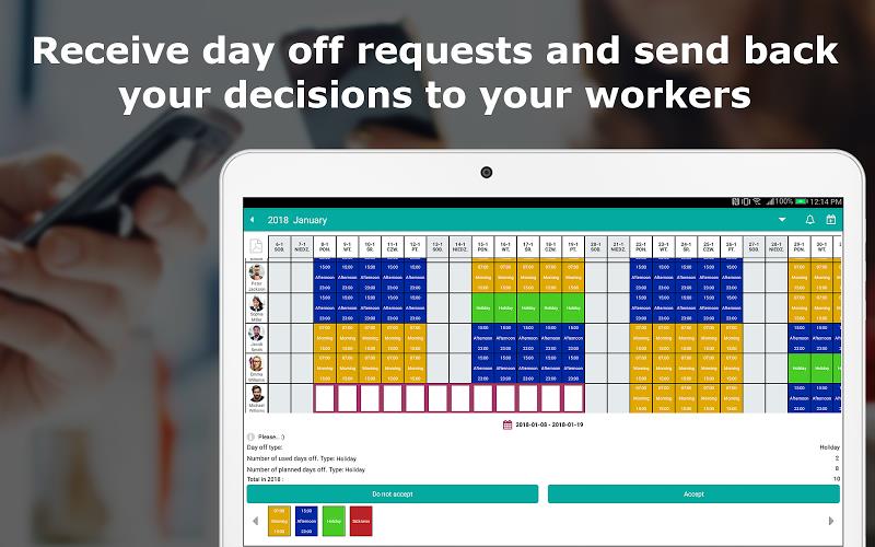 Work time tracking - Worker 24 Screenshot 11