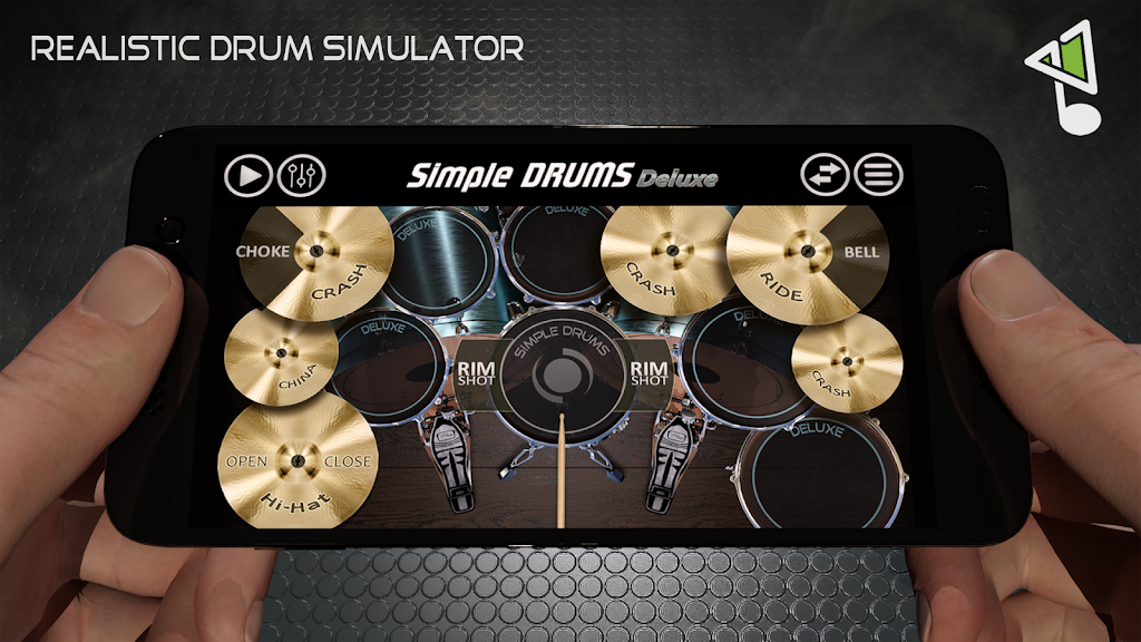 Simple Drums Deluxe - Bộ trống Screenshot 1