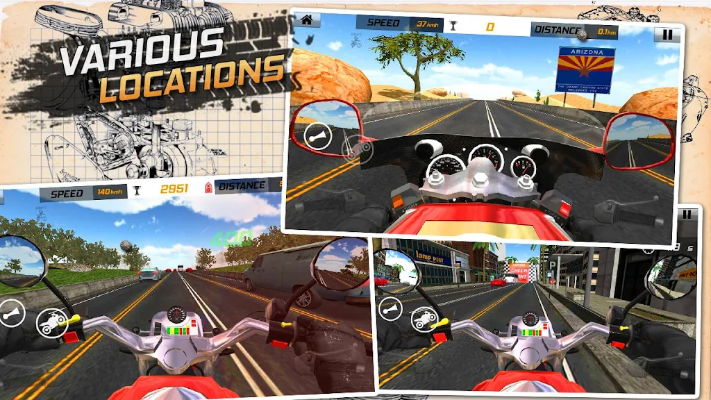 Traffic Rider: Highway Race Screenshot 3