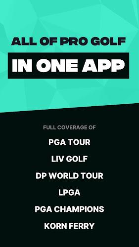 GLF: Golf Live Scores & News Screenshot 1