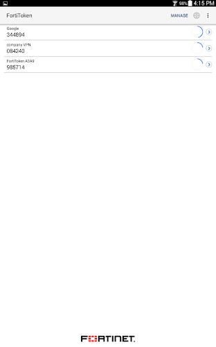 FortiToken Mobile Screenshot 5