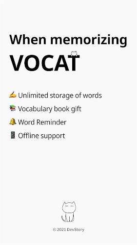 VoCat - My Own Vocabulary Screenshot 1 