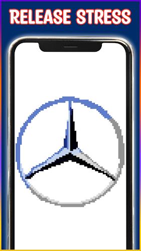 Cars Logo Pixel Art Coloring Screenshot 6