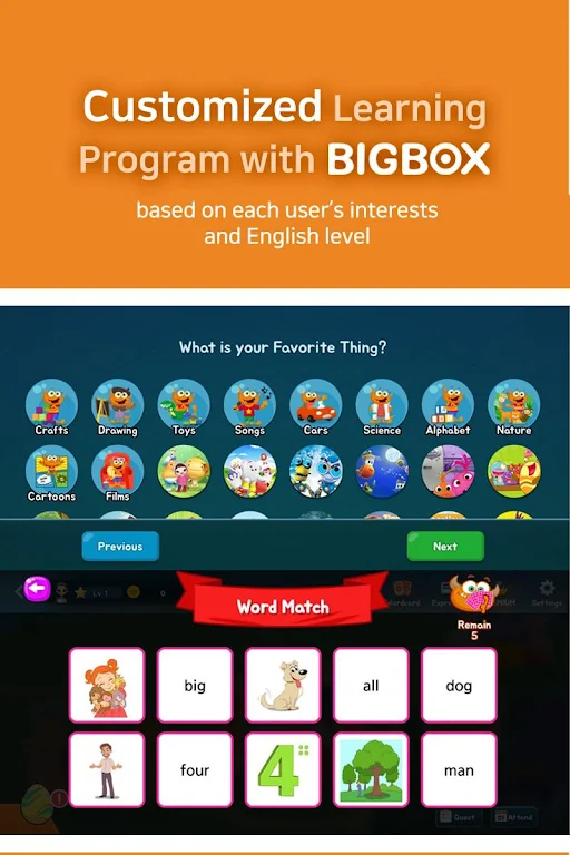 BIGBOX - Fun English Learning Screenshot 9 