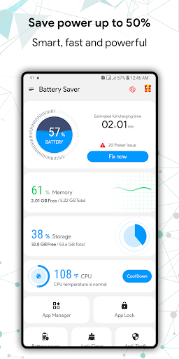 Battery Saver - Super Cleaner Screenshot 1