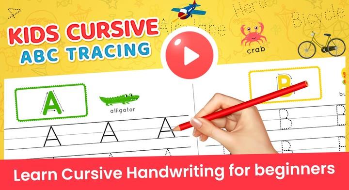 Toddlers ABC Cursive Writing Screenshot 1 