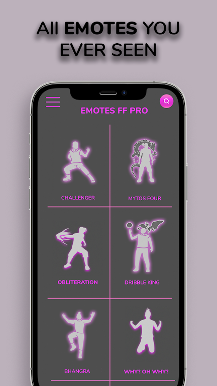 EmotesFF PRO | Dances & Emotes Screenshot 1 