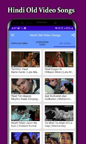 Hindi Old Video Songs Screenshot 8