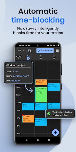 FlowSavvy: Schedule Planner Screenshot 1 