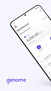 Genome: money, finance manager Screenshot 1 