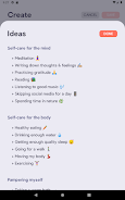 Sparkle: Self-Care Checklist, Screenshot 5