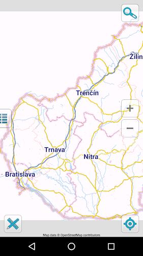 Map of Slovakia offline Screenshot 1