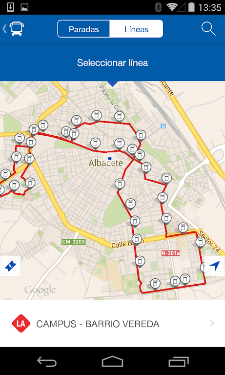 Albacete Bus - APP Oficial Screenshot 2 
