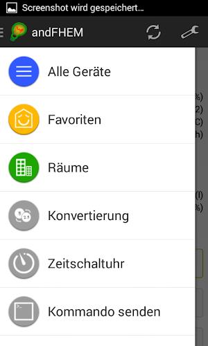 andFHEM Screenshot 1