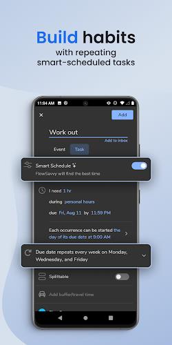 FlowSavvy: Schedule Planner Screenshot 2