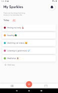 Sparkle: Self-Care Checklist, Screenshot 3 