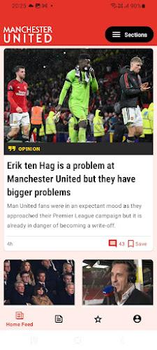 Manchester United News Screenshot 1