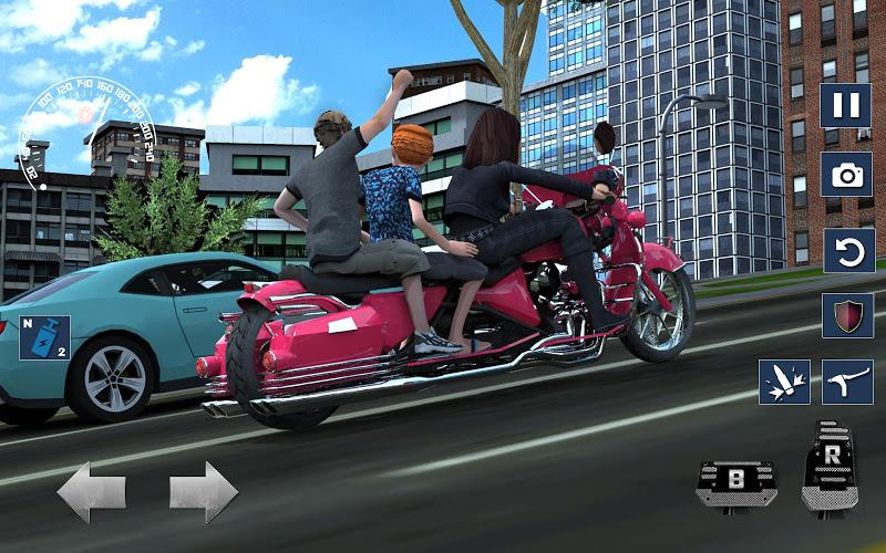 Bus Bike Taxi Bike Games Screenshot 9 