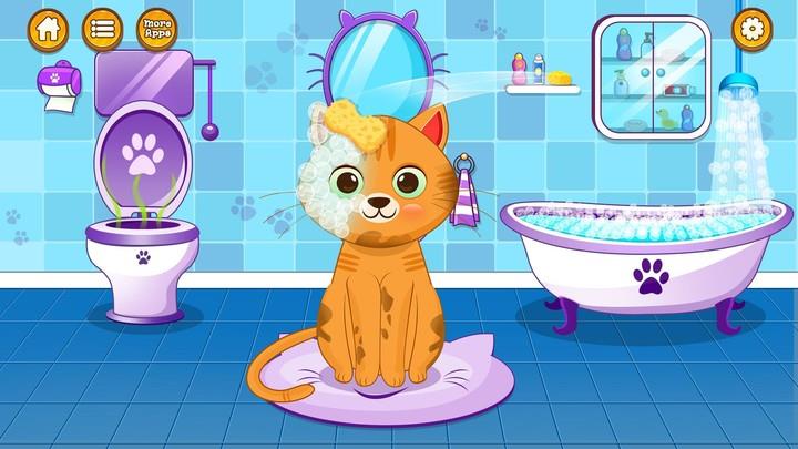 Cute Kitty Cat Care Life Screenshot 3