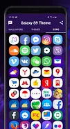 Galaxy S9 purple Theme Screenshot 4