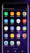 Galaxy S9 purple Theme Screenshot 6