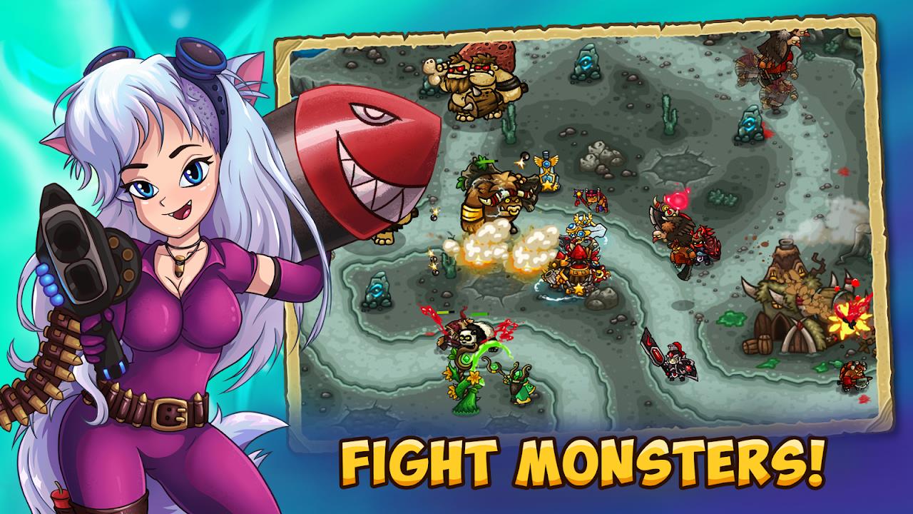 Booblyc TD - cool fantasy tower defense game Screenshot 1