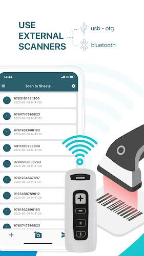 Scan to Google Sheets - QR & B Screenshot 6