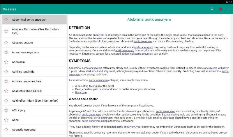 Diseases Dictionary Offline Screenshot 6 