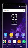 Galaxy S9 purple Theme Screenshot 1 