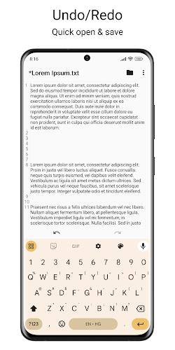 Text Editor - Quick Edit Text Screenshot 2
