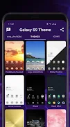 Galaxy S9 purple Theme Screenshot 3 