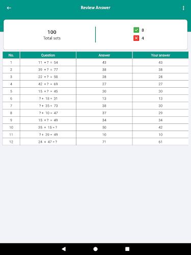 Math Tests: Questions, Quiz Screenshot 13 