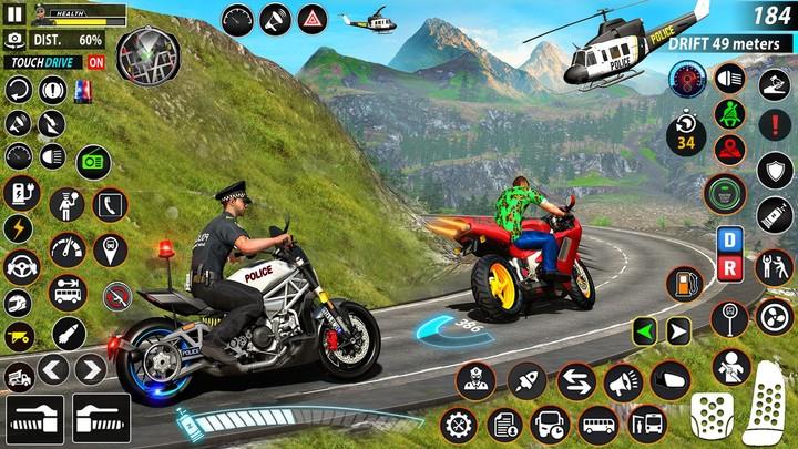 Police Moto Bike Chase Crime Screenshot 1