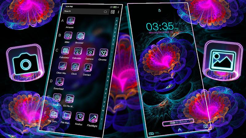 Trippy Art Neon Launcher Screenshot 3