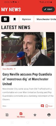 Manchester United News Screenshot 2 