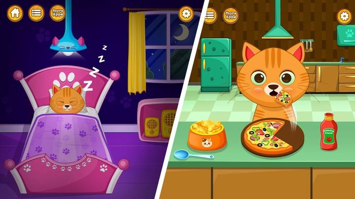 Cute Kitty Cat Care Life Screenshot 1 